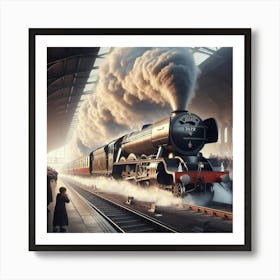 Steam Train 3 Art Print