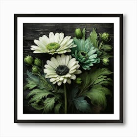 Gerbera Daisies 2 Art Print