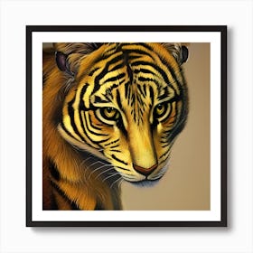 Beautiful Tiger 2 Art Print