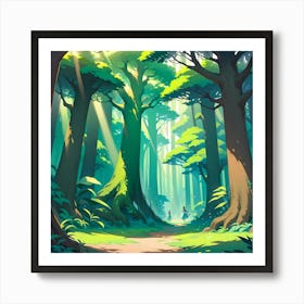 Forest Path 6 Art Print