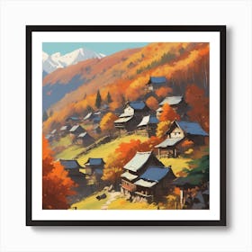 Autumn Village 13 Poster