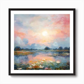 Pastel Dreamscape Waltz Art Print