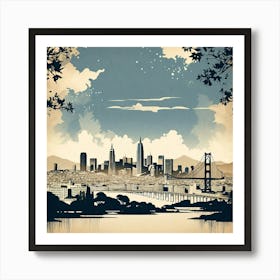 San Francisco Skyline 3 Art Print