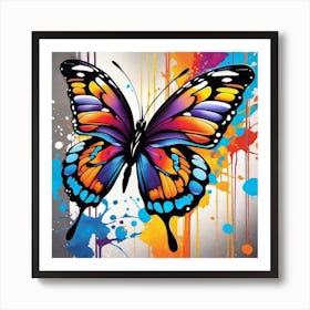 Butterfly Painting 45 Art Print