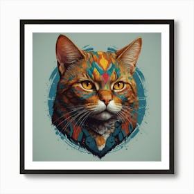 Cat Portrait 1 Art Print