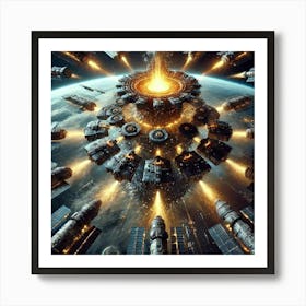 Converted Neutronium Bombardment Network Art Print