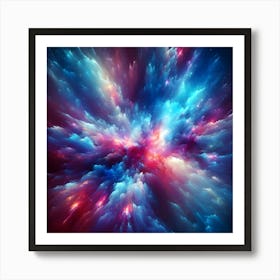 Abstract Nebula Art Print