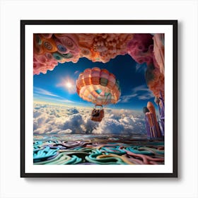 Hot Air Balloon Art Print