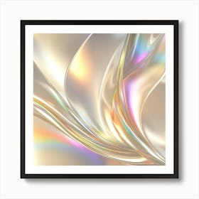 Golden Wave Wall Print Art Print