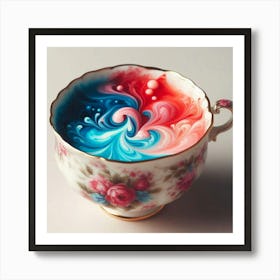 Tea Art 207 Art Print