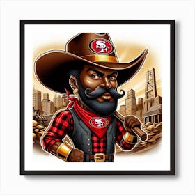 San Francisco 49ers Mascot 4 Art Print