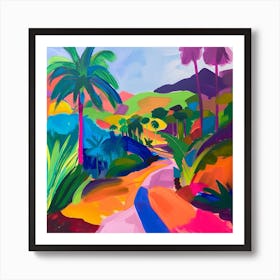 Abstract Travel Collection Costa Rica 3 Art Print