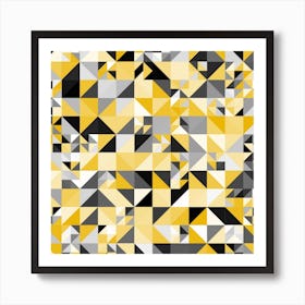 Abstract Triangles 3 Art Print