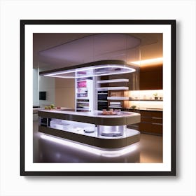 Modern Kitchen Design 12 Art Print