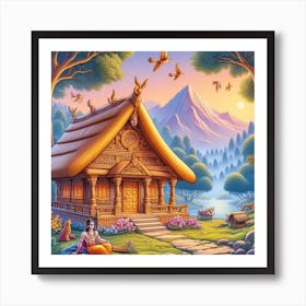 Thai House Art Print