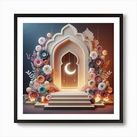 Islamic Ramadan Door 1 Art Print