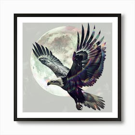 Eagle In Flight 15 Art Print