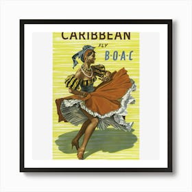 Caribbean Dancer Art Print