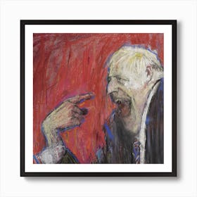 The Last Laugh - Boris Johnson Art Print