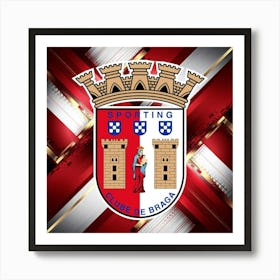 S.C. Braga Logo Wall Art 21 Art Print