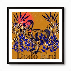 The Dodo Bird Square Art Print