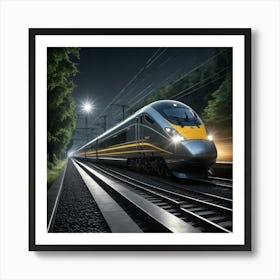 High Speed Train 14 Art Print