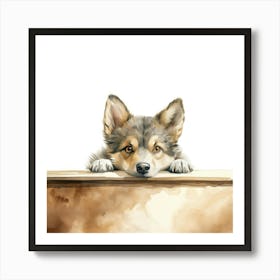 Swedish Vallhund Dog 3 Art Print