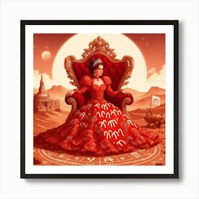 Red Queen Art Print