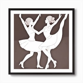 Ballerinas 6 Art Print