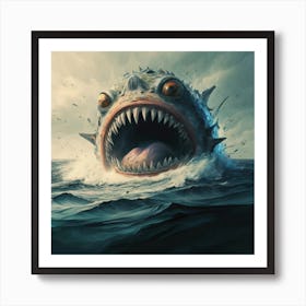 Monster Fish Art Print