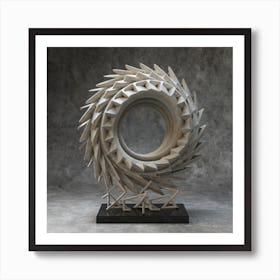 Spiral Sculpture 24 Art Print