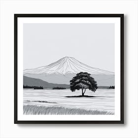 Mt Fuji Art Print