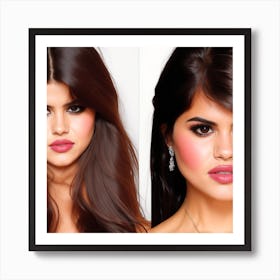 Leonardo Diffusion Selena Gomez Look Alike Hot Models With Fac 0 Art Print