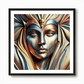 Cleopatra Portrait Artwork 132 Art Print