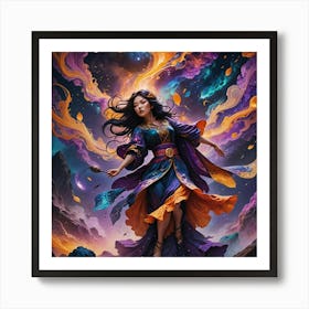 Chinese Witch Art Print