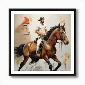 'Horse Riding' Art Print