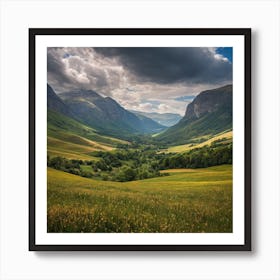 Valleys Of Switzerland Art Print