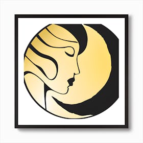 Woman In Thought Art Print