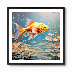 Gold fish 1 Art Print