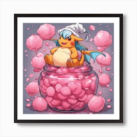 Pokem in A Jar Art Print