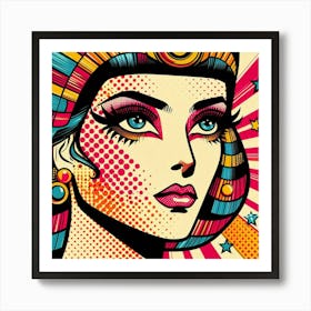 Pop Egyptian Jana Jewel Art Print