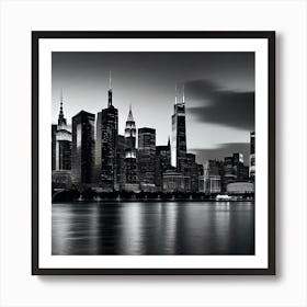 Chicago Skyline 3 Art Print