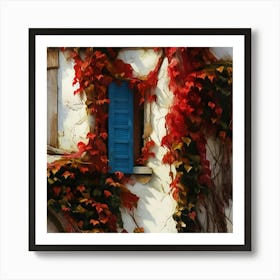 Ivy Covered House Art Print