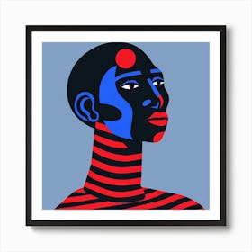 Portrait Of An African Man Art Print