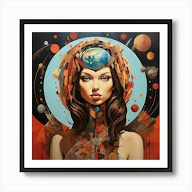 Female World Art Print 1 Poster