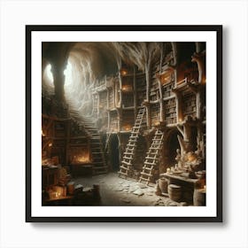 The Hermit's Library Art Print