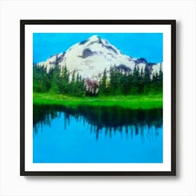 The Sinking Mountain Art Print