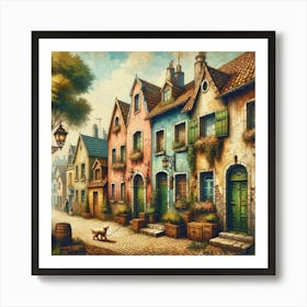 Street Scene Art Print 1 Art Print