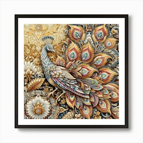 Peacock 15 Art Print