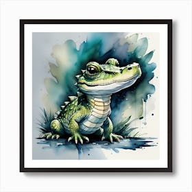 Alligator Art Print